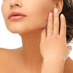 10k White Gold Princess-cut Diamond Promise Ring (1/10 cttw, I-J, I1-I2) 10k White Gold Princess-cut Diamond Promise Ring (1/10 cttw, I-J, I1-I2)