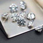 VVS2 Clarity Moissanite Diamond Egl Certified Genuine Loose Moissanite White Round Brilliant Cut Moissanite