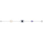 Swarovski Women's Symbols Evil Eye, Flower, Feather, Moon, Heart, Lucky Charm, Faith, Dragonfly Crystal Bracelet Collection